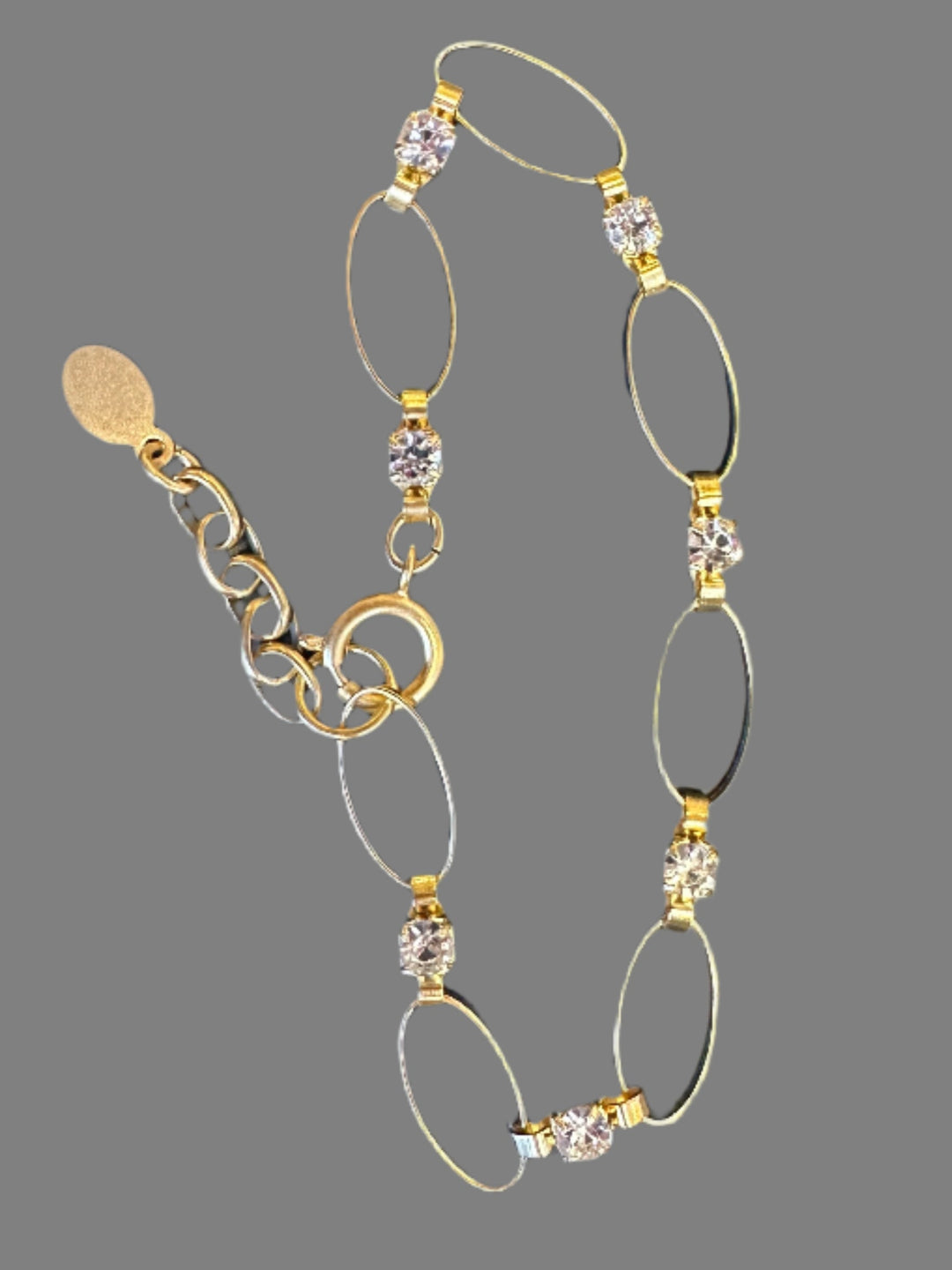 Eyelet Crystal Bracelet