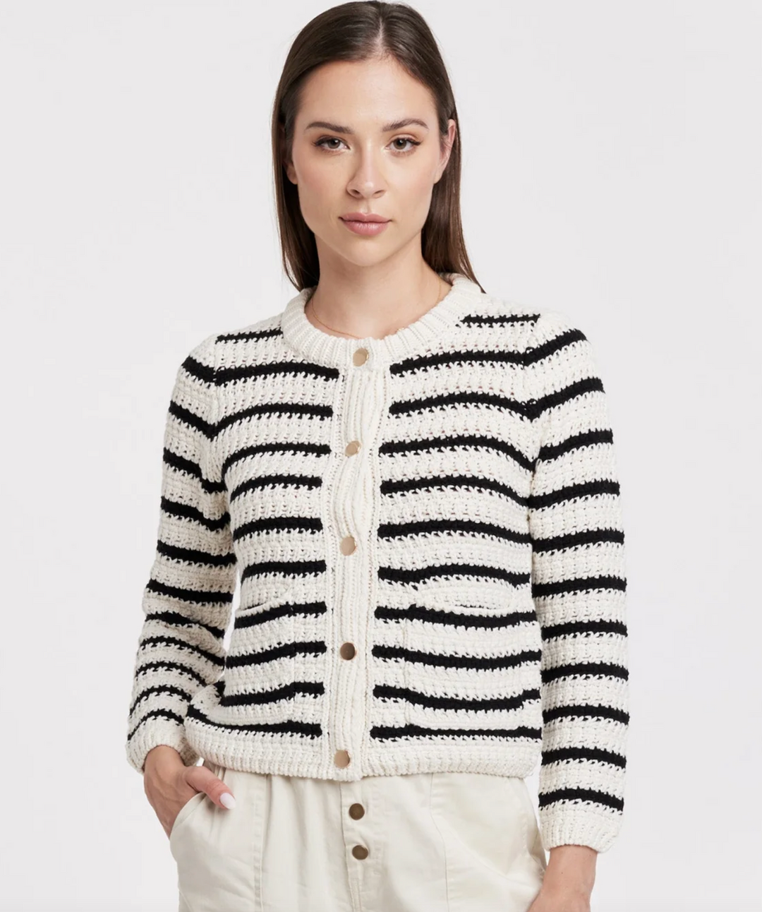 Trixie Striped Cardigan