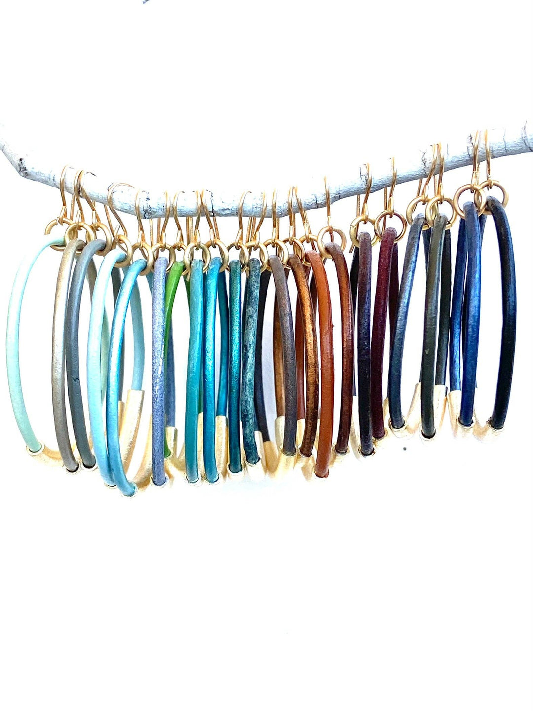 Leather bar Hoops CV031