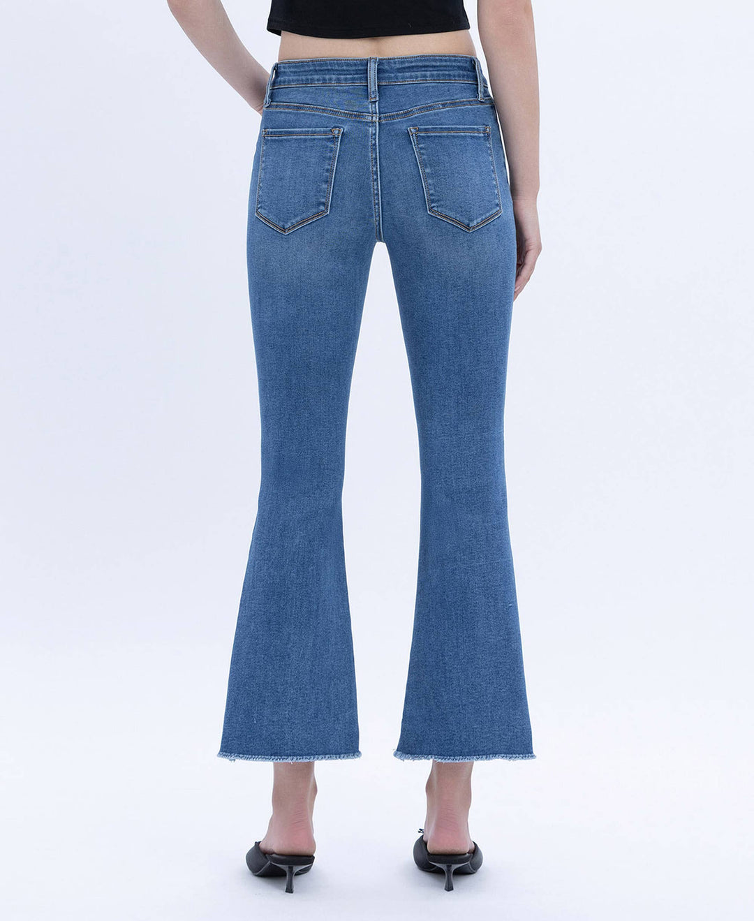 Alison Mid Rise Crop Flare