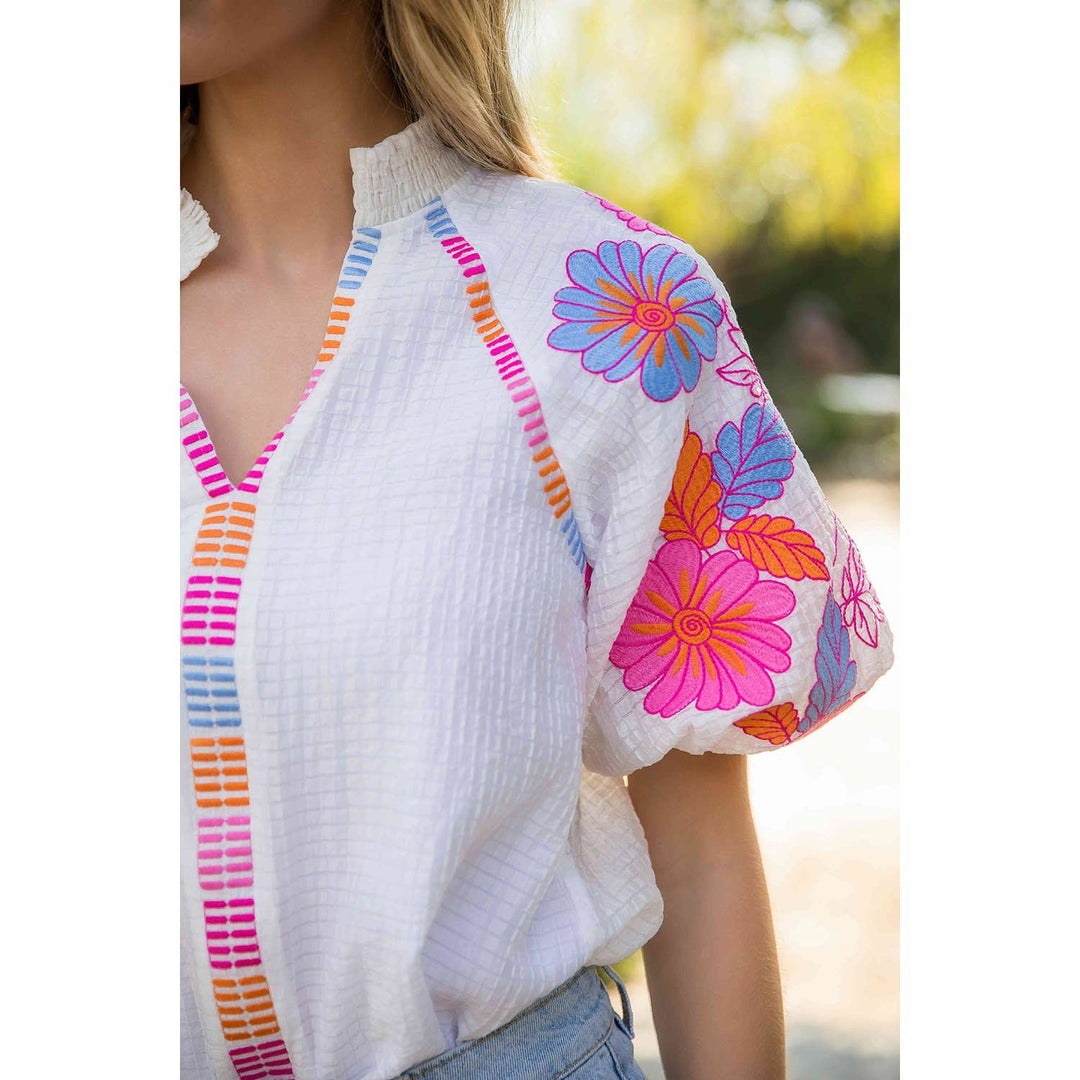 Embroidered  Top