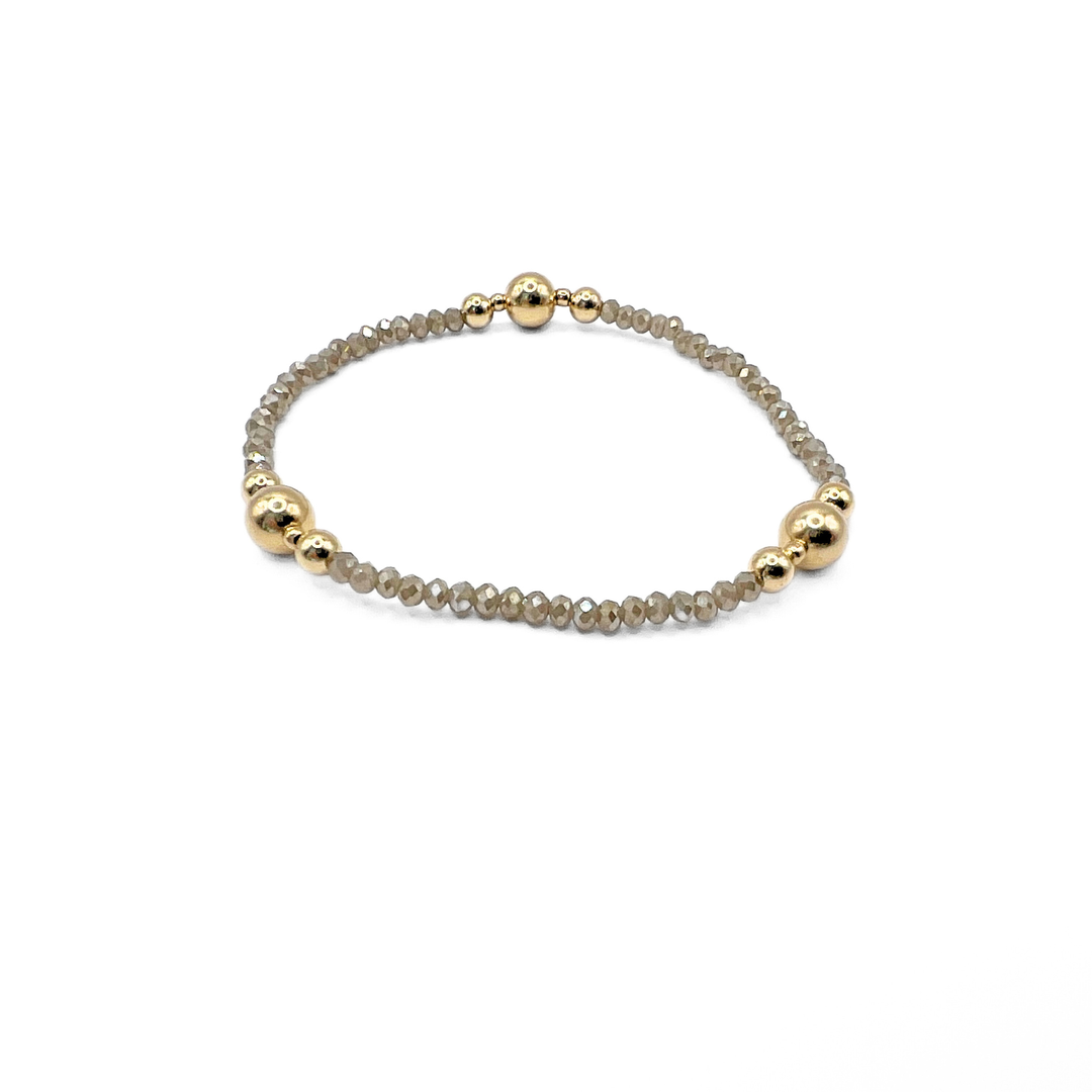 The Nantucket Shimmer Collection 14k Gold- Filled Beaded Bracelets