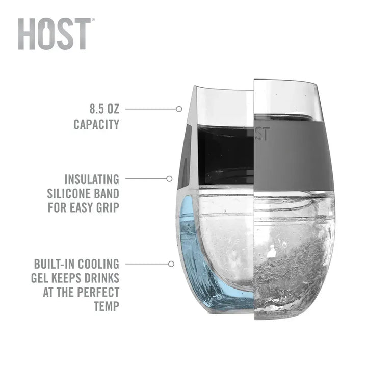 Wine FREEZE™ Cooling Cup -Pink