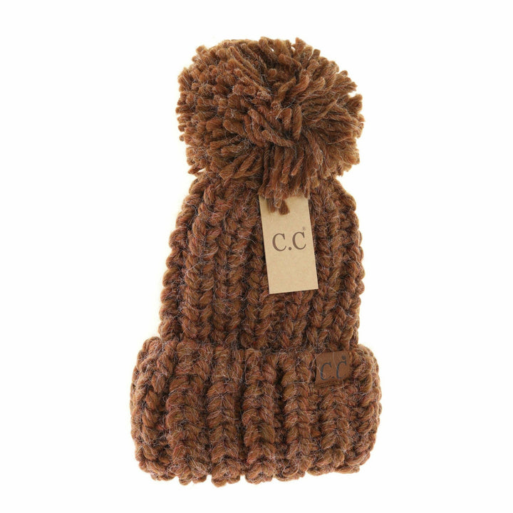 Chunky Pom Hat