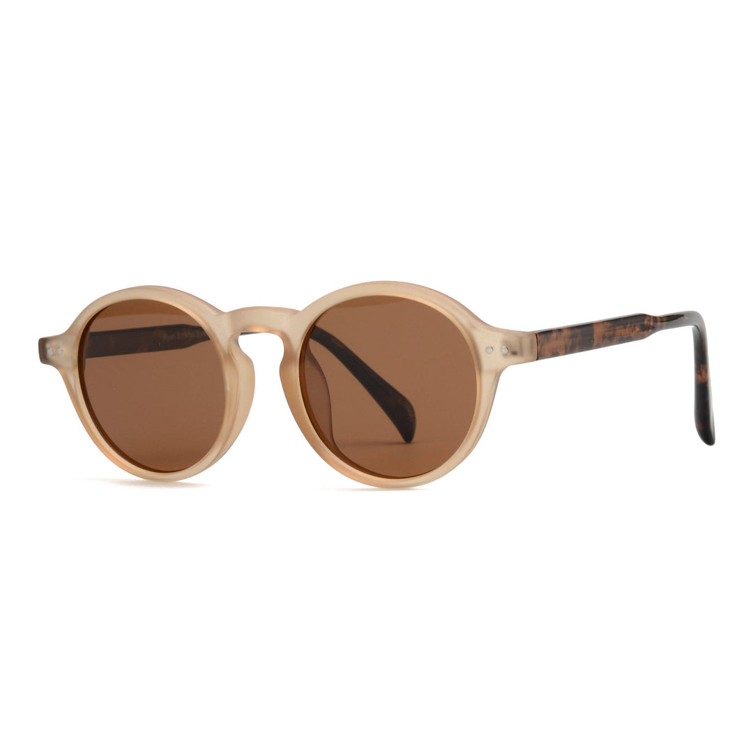 KYLE | Transparent Matte Nude-Tortoise | Brown Lens