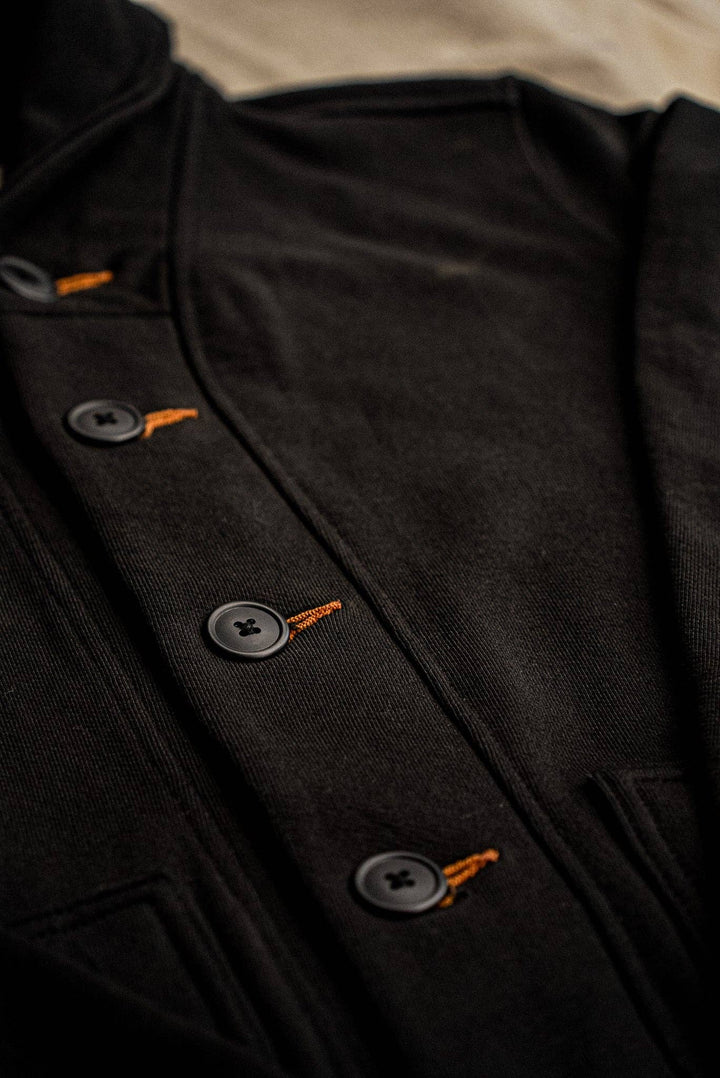 Women | Bodega Cardigan | 14oz 100% Cotton French Terry - Basalt