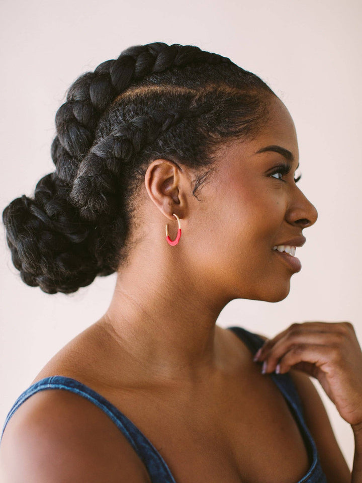 Mini Macramé Hoops