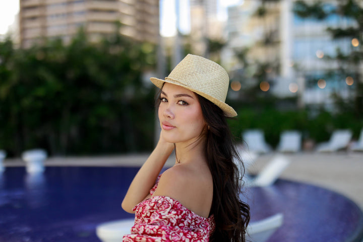 Charlie - Unisex Fedora Woven Straw Sun Hats