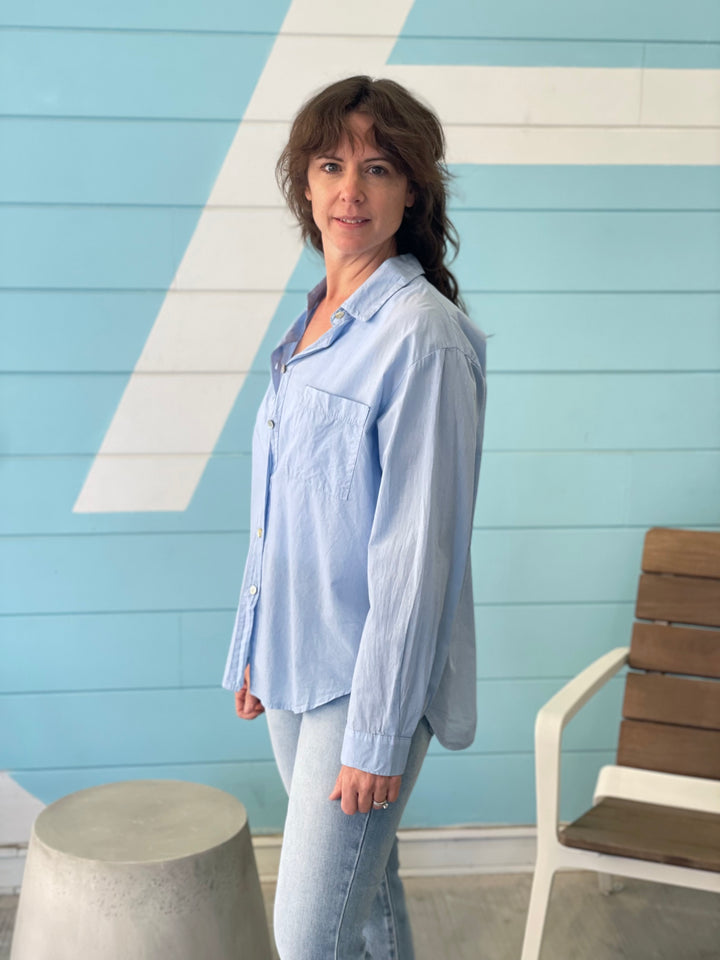 Boyfriend Shirt Blue