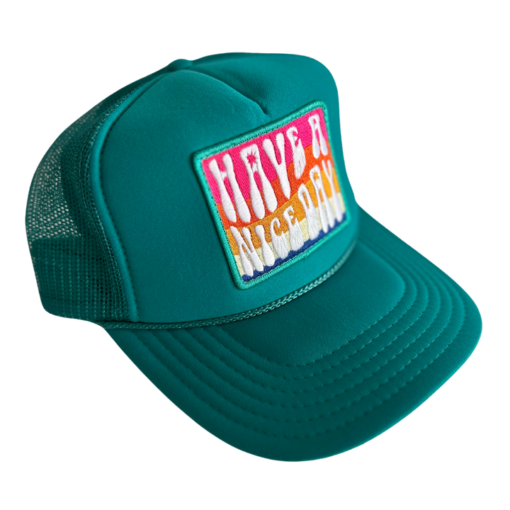 Have A Nice Day Patch Trucker Hat