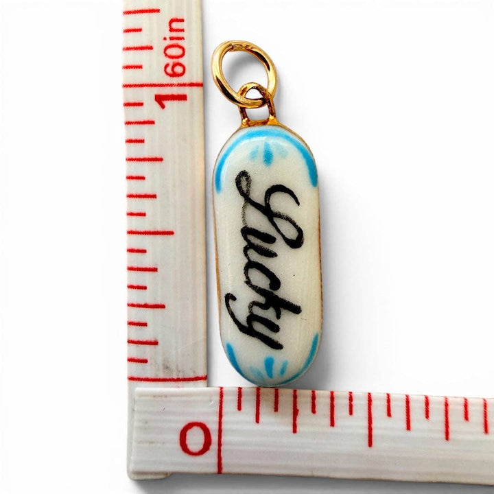 “Lucky” Bar Charm