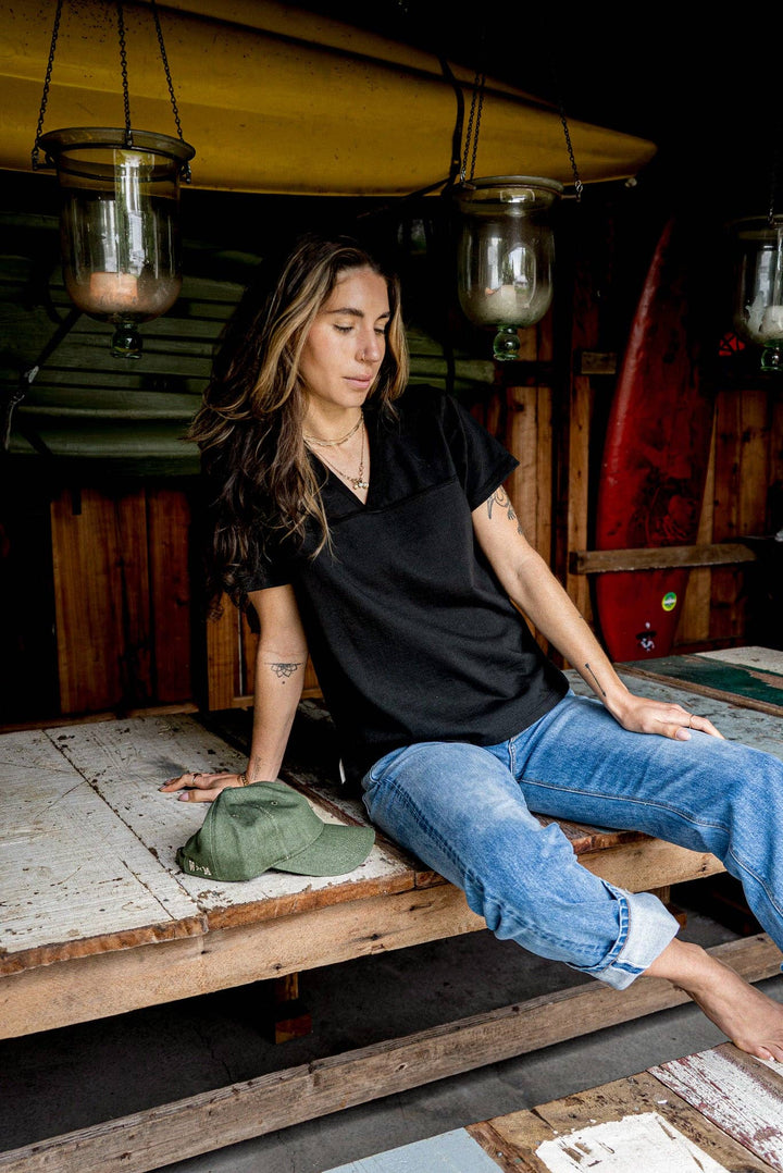 Women Stinson V Jersey | 12oz 100% Cotton - Basalt