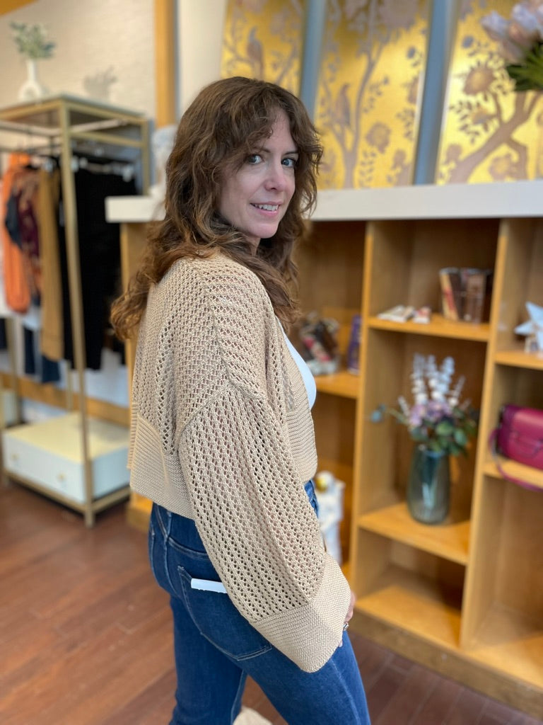 Open Knit Cardigan