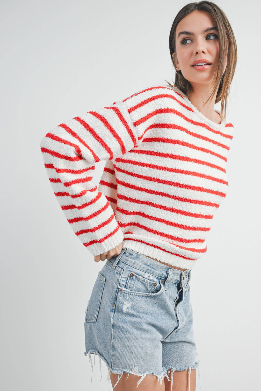 Striped Knit Sweater