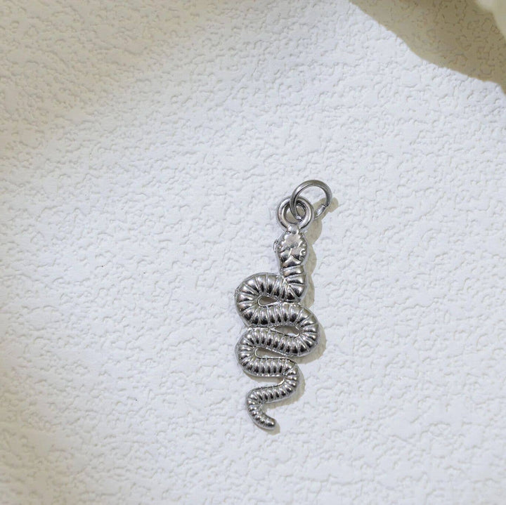 18K Gold PVD Stainless Steel Snake Charm