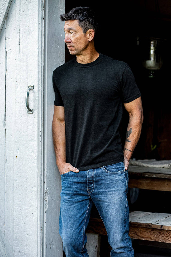 Men | Bolinas Tee Heavyweight | 8oz 100% Cotton - Basalt
