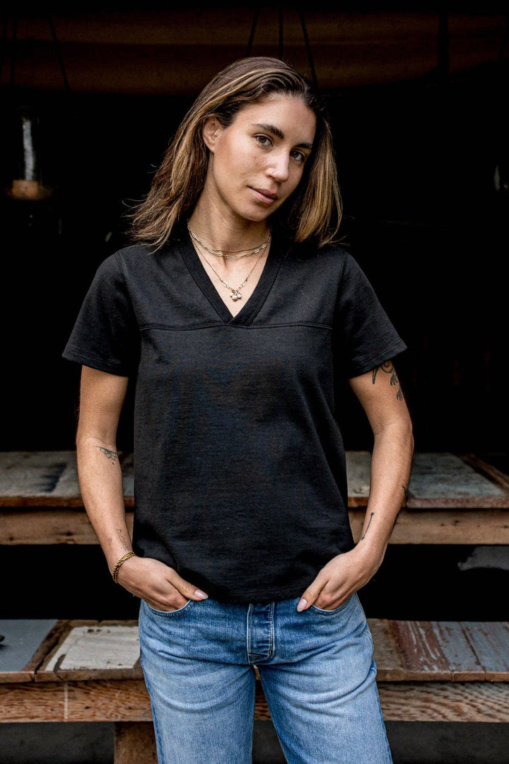 Women Stinson V Jersey | 12oz 100% Cotton - Basalt