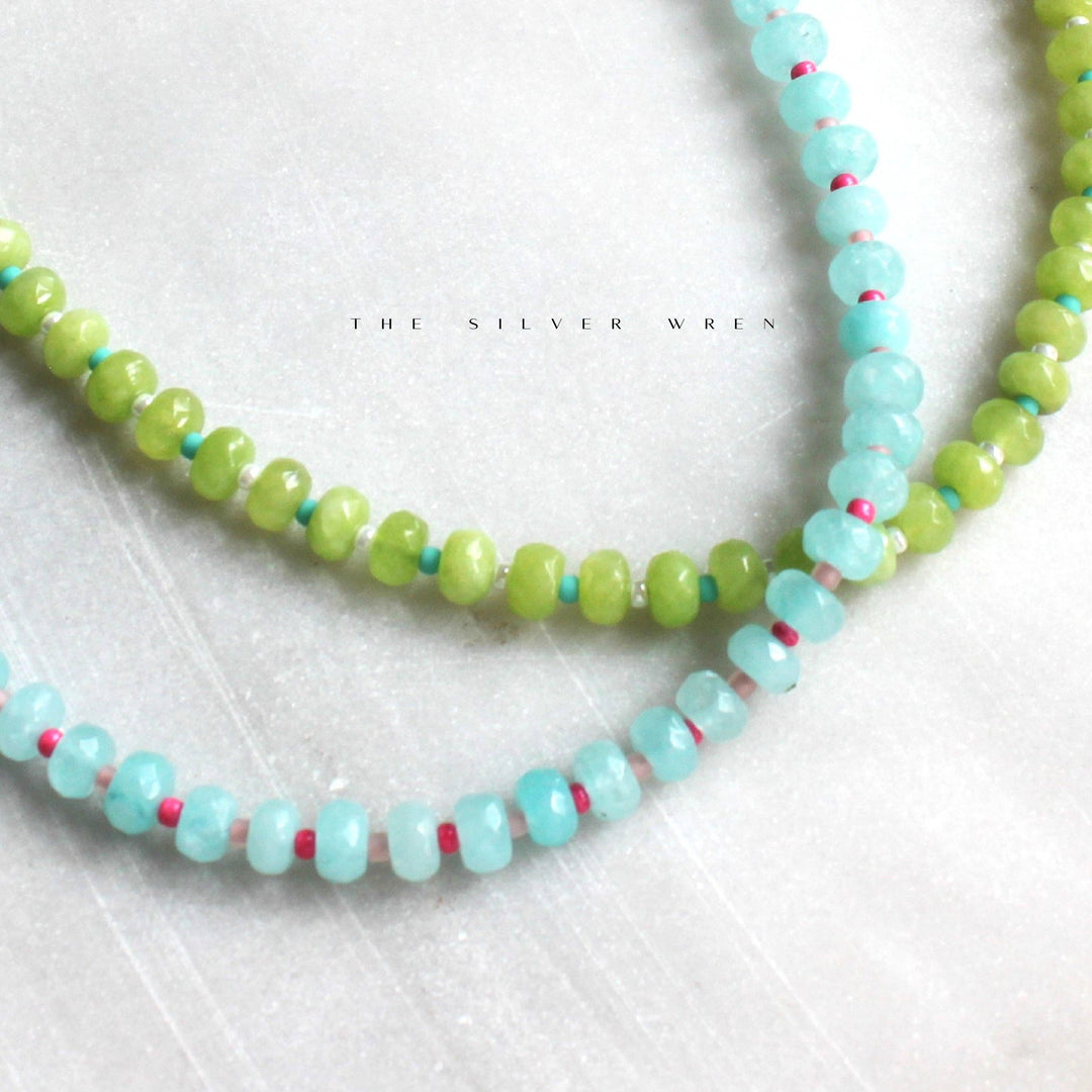 Islands Stone Candy Beaded Necklace
