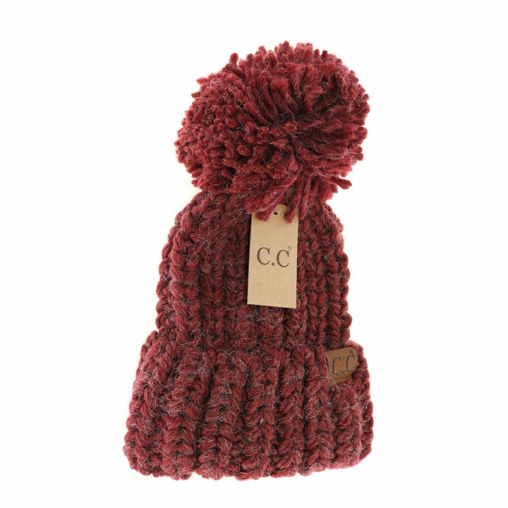 Chunky Pom Hat