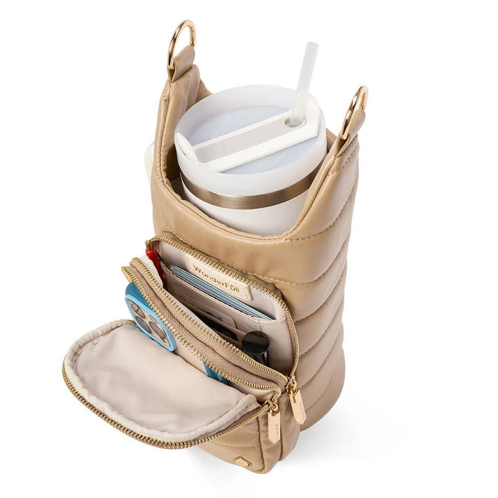 HydroBag® HANDLE™- Taupe Vegan Leather with Strap Bundle