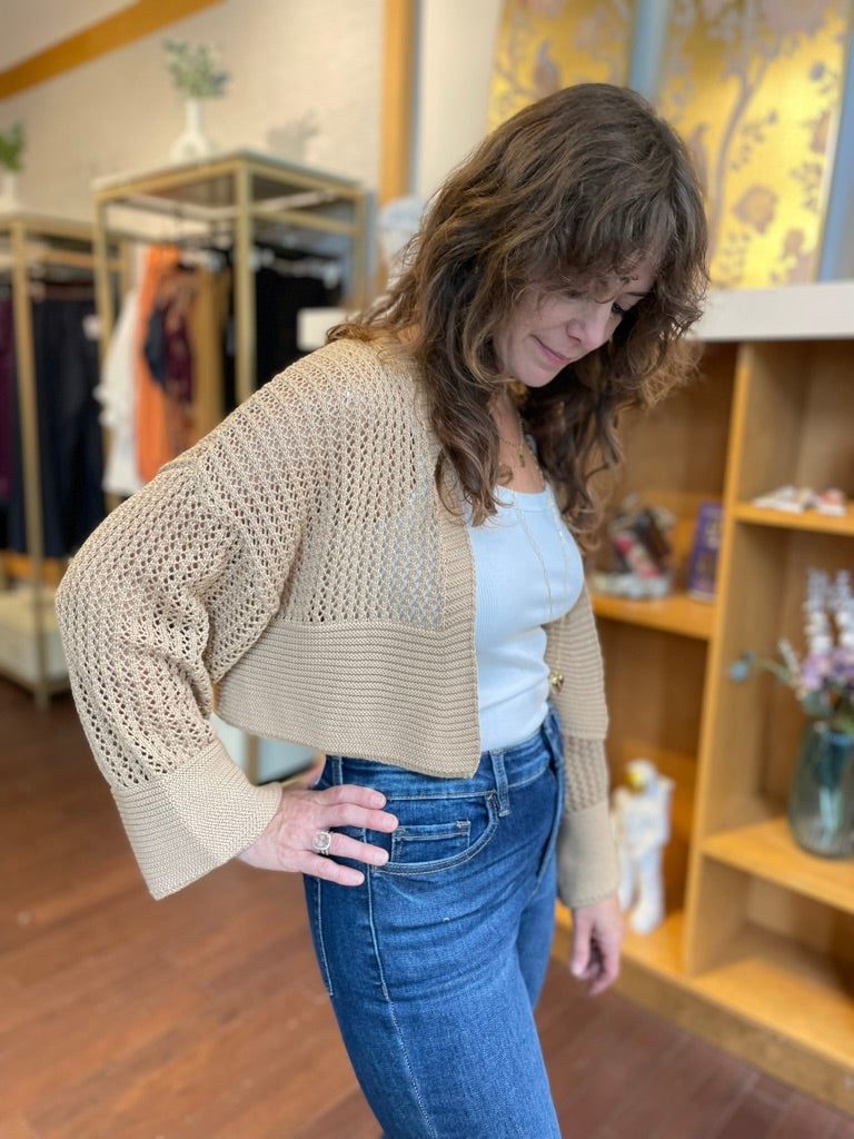 Open Knit Cardigan