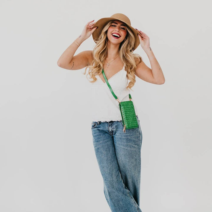 Woven Double Duty Phone Bag