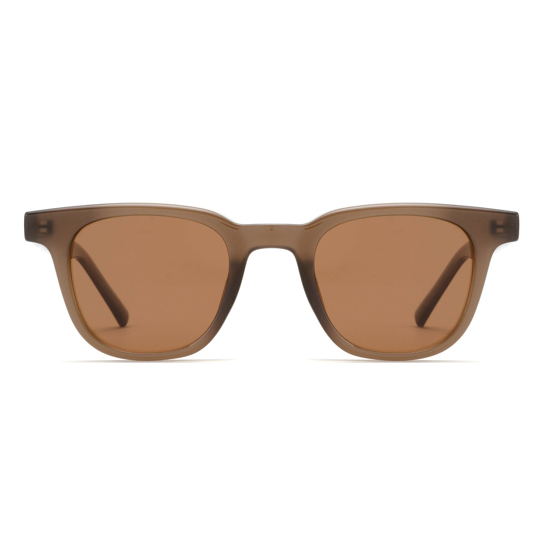 RHEA | Transparent Matte Brown | Brown Lens