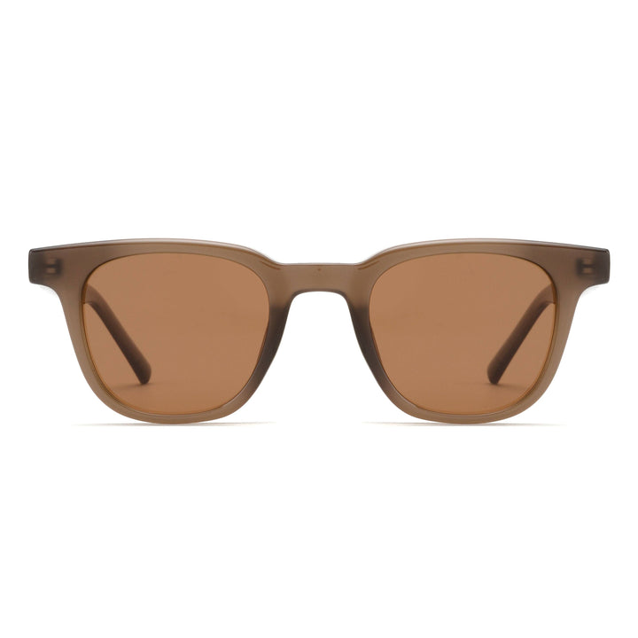 RHEA | Transparent Matte Brown | Brown Lens