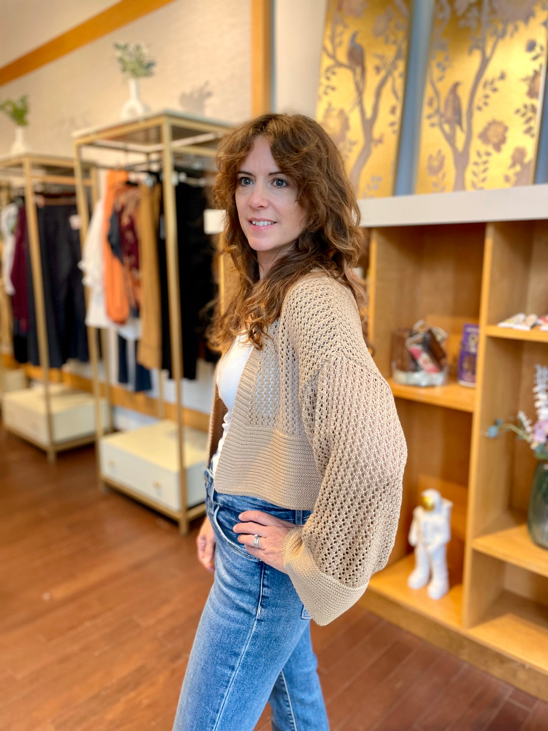 Open Knit Cardigan