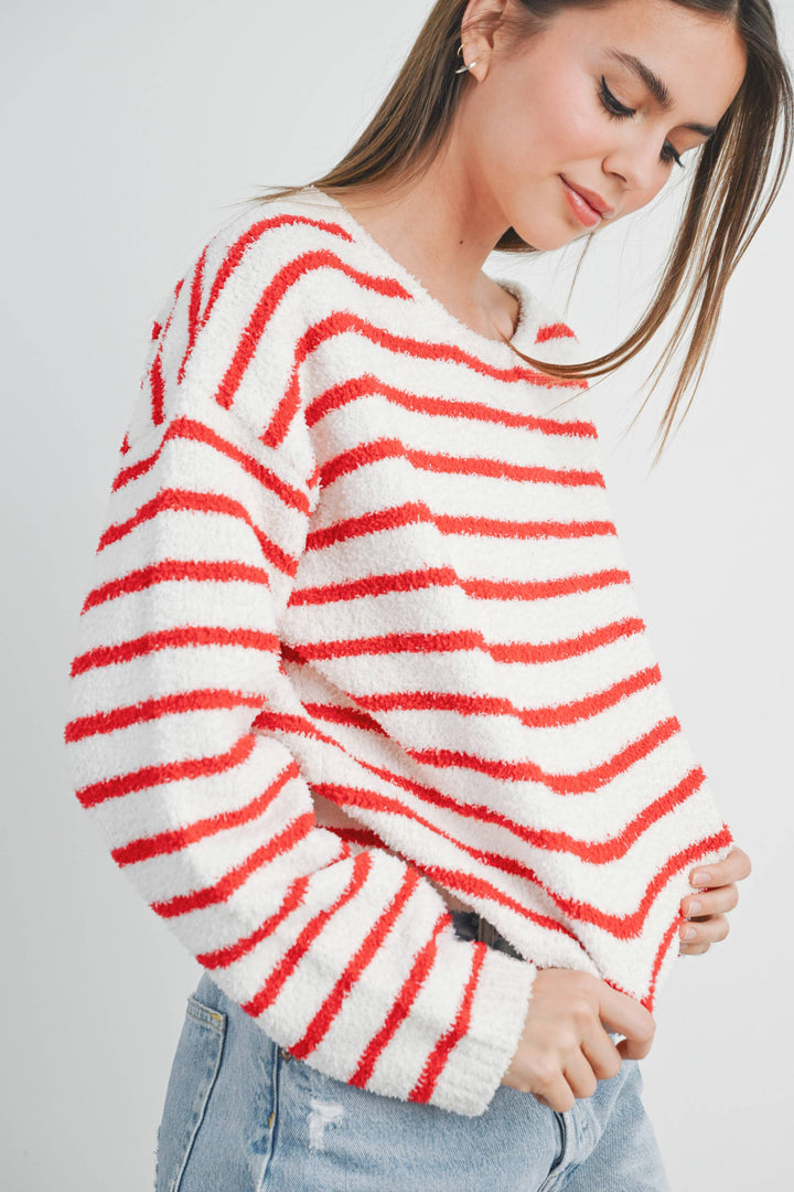 Striped Knit Sweater