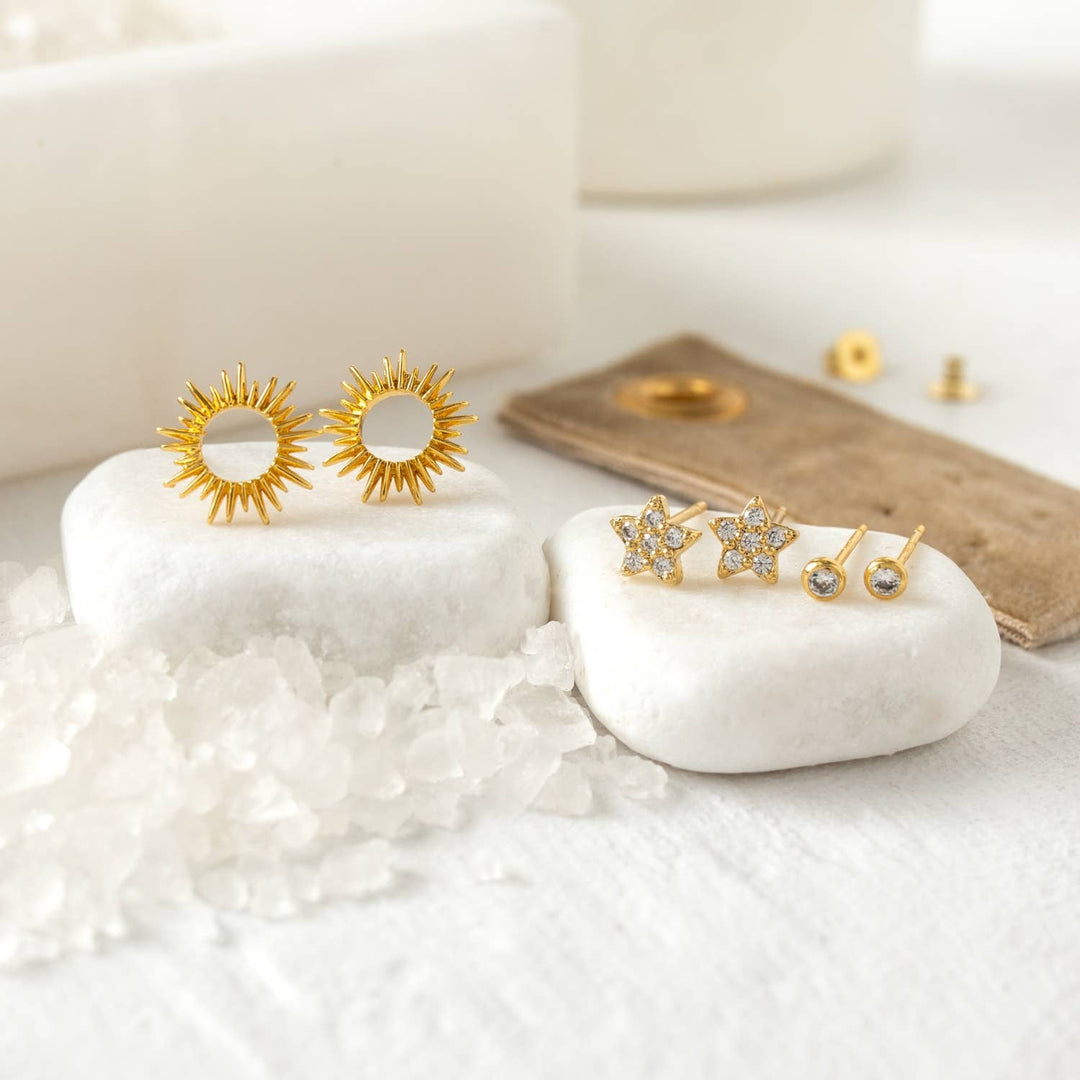 Star Velvet Stud Gift Set