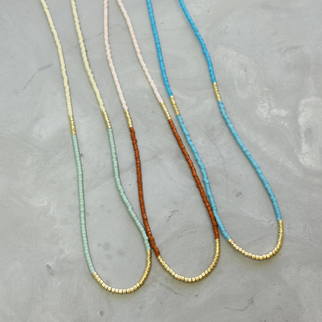 Lithe Beaded Necklace - Choose your color – Stardust Deluxe