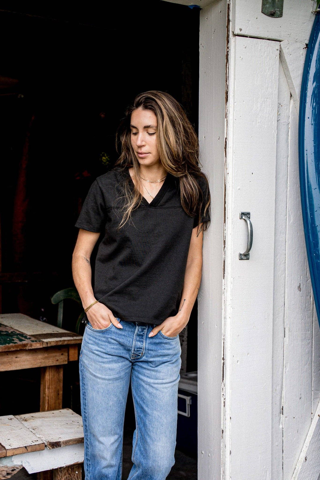 Women Stinson V Jersey | 12oz 100% Cotton - Basalt