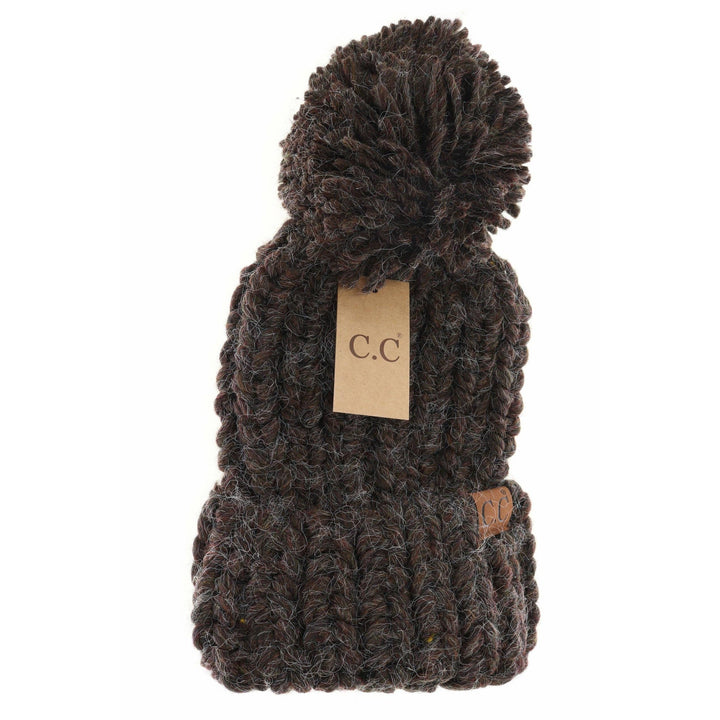 Chunky Pom Hat