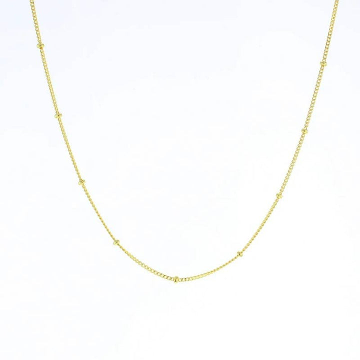 Beaded Curb Chain