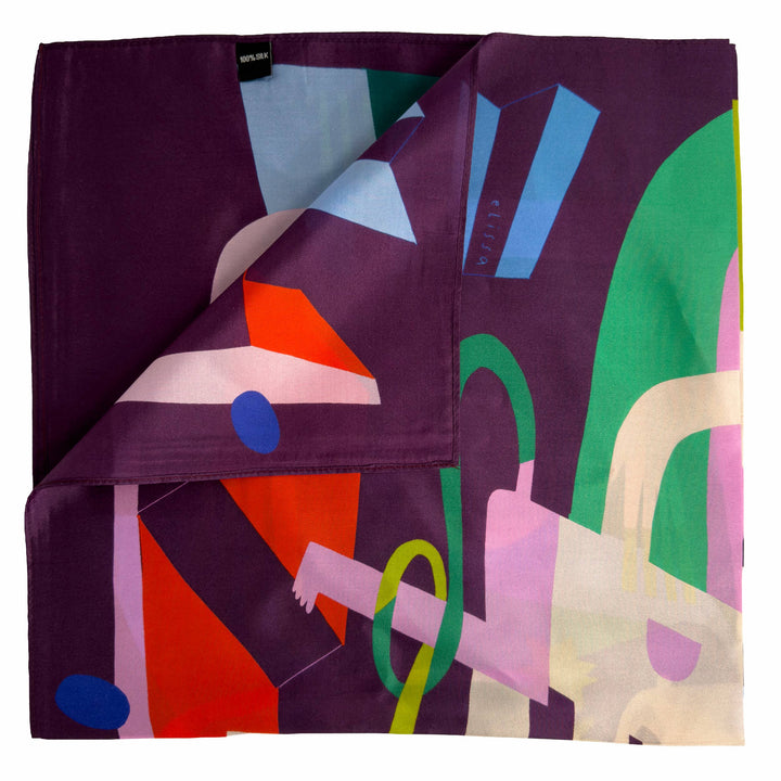 Onward Through the Darkness | Silk Scarf | Women's Bandana