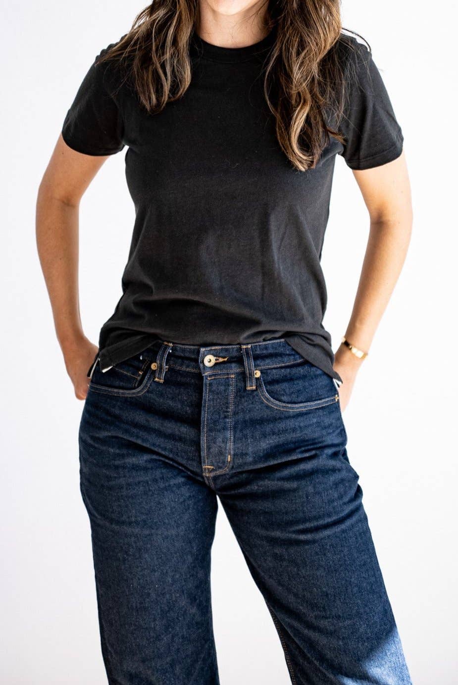 Women | Reyes Boxy Tee | 100%  Cotton - Basalt