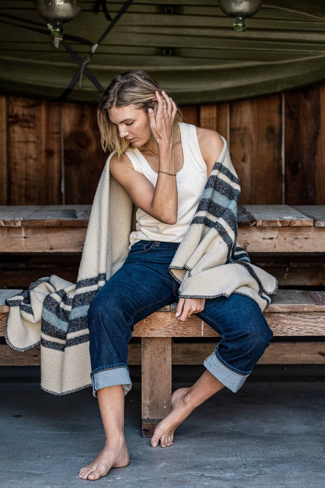Women | Reyes Tank | 100% Cotton - Natural