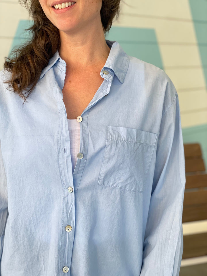 Boyfriend Shirt Blue