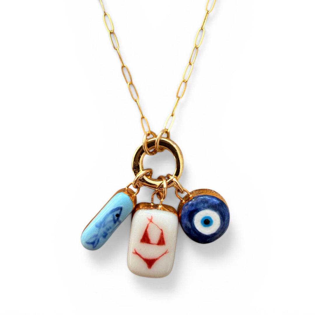 Paperclip Chain with Charm Holder