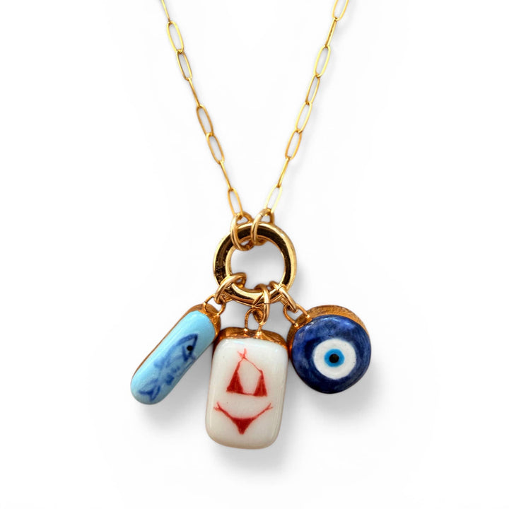 Paperclip Chain with Charm Holder
