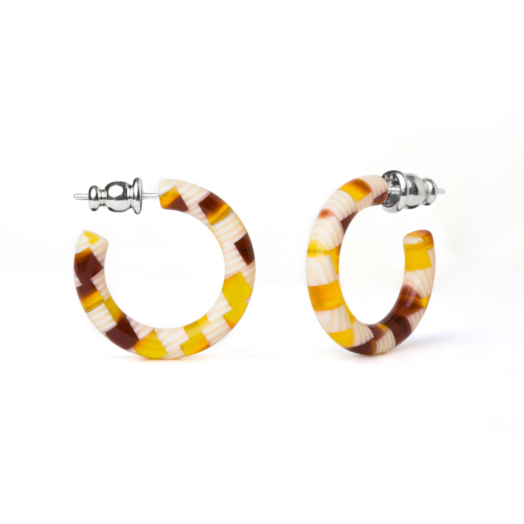 Small Acetate Hoops