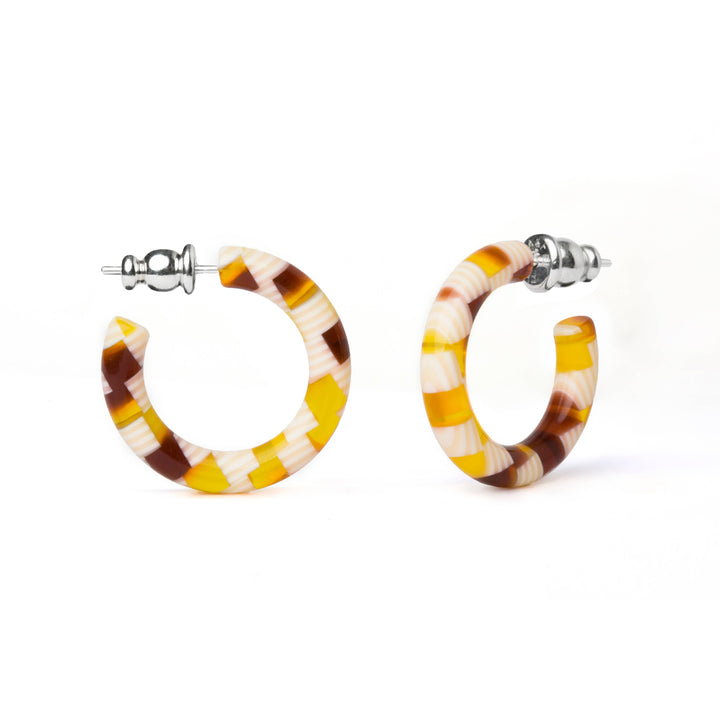 Small Acetate Hoops
