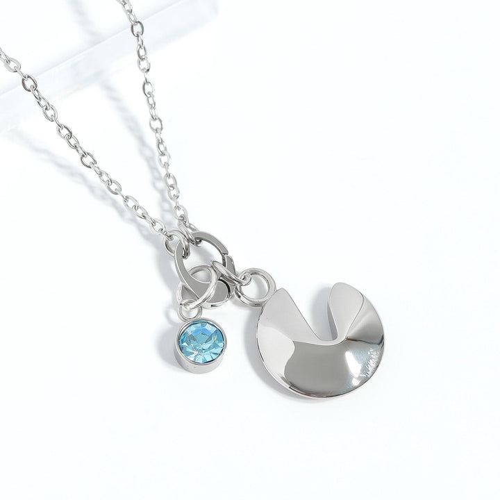 18K Gold PVD Stainless Steel Fortune Cookie Charm
