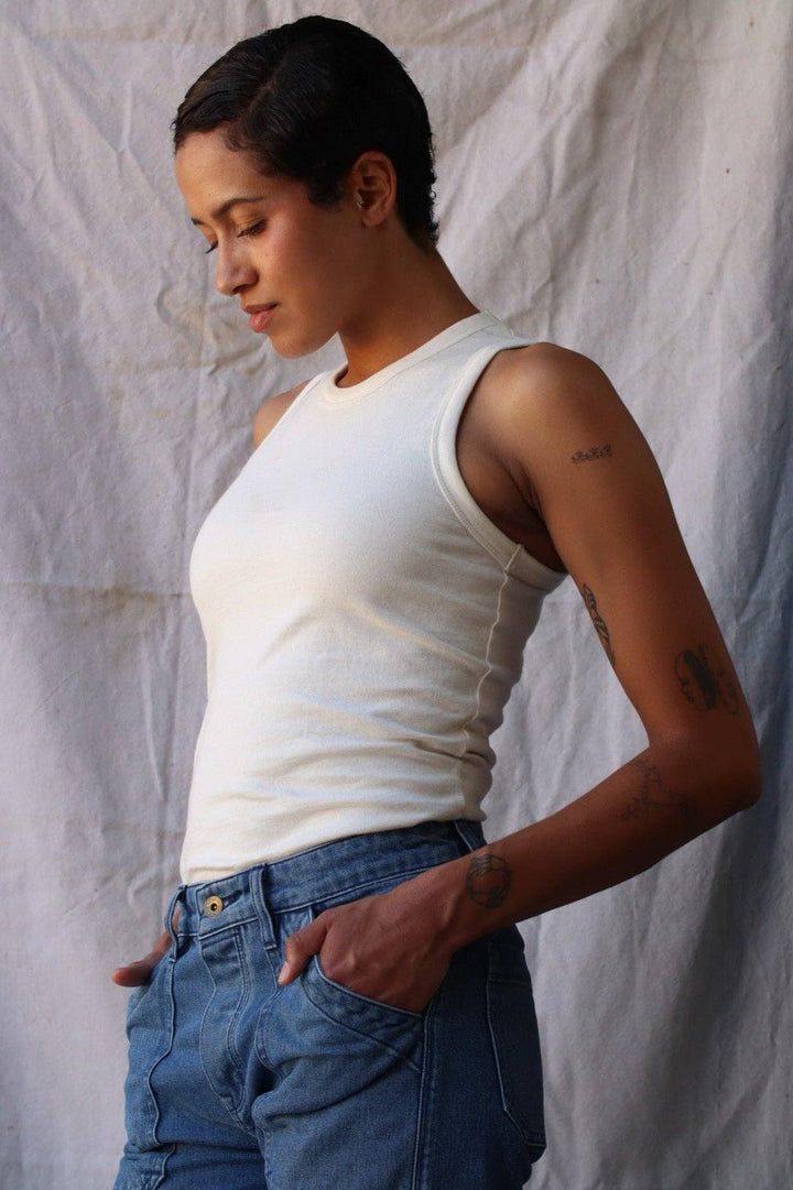Women | Bolinas Tank | 8oz 100% Cotton - Natural