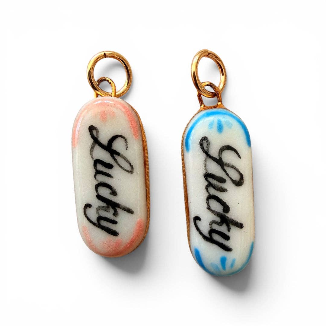 “Lucky” Bar Charm
