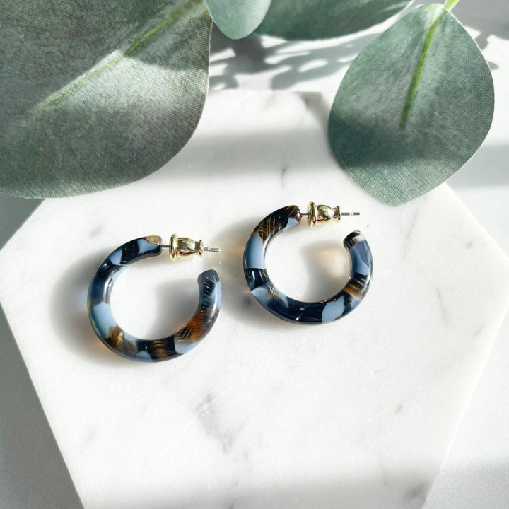 Small Acetate Hoops