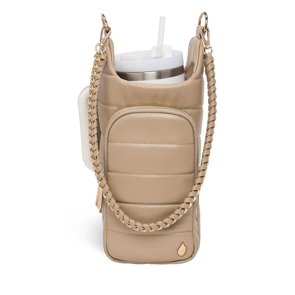 HydroBag® HANDLE™- Taupe Vegan Leather with Strap Bundle