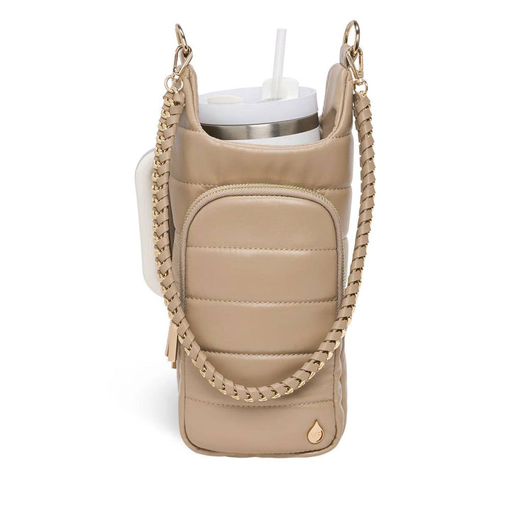HydroBag® HANDLE™- Taupe Vegan Leather with Strap Bundle