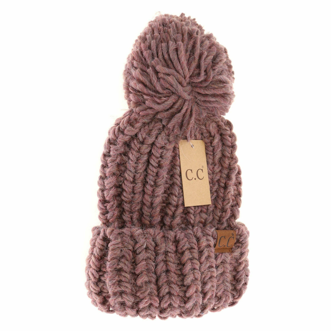 Chunky Pom Hat